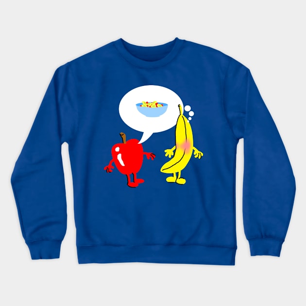 Fruit Salad Crewneck Sweatshirt by ptowndanig